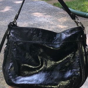 Authentic Coach black patent leather